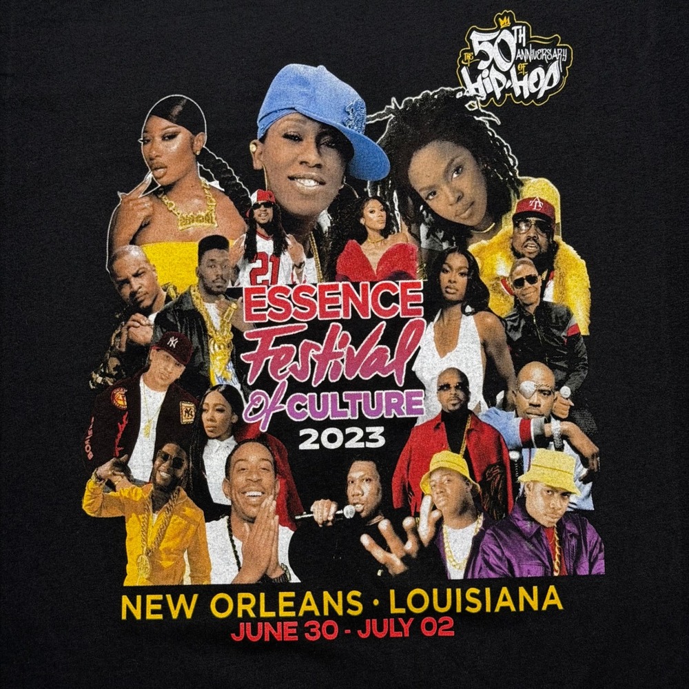 2023 Essence Festival Missy Elliot Lauryn Hill concert tour‎ music shirt